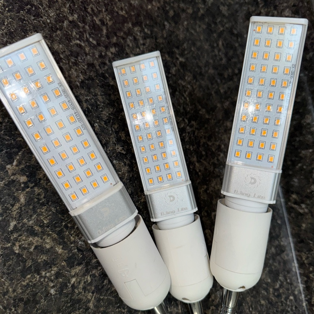 LED Grow Lights (2 pack) - White
